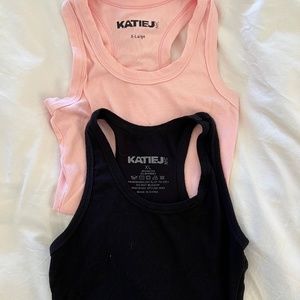 Katie J NYC Livi Ribbed Tank Top - Bundle - SIZE XL